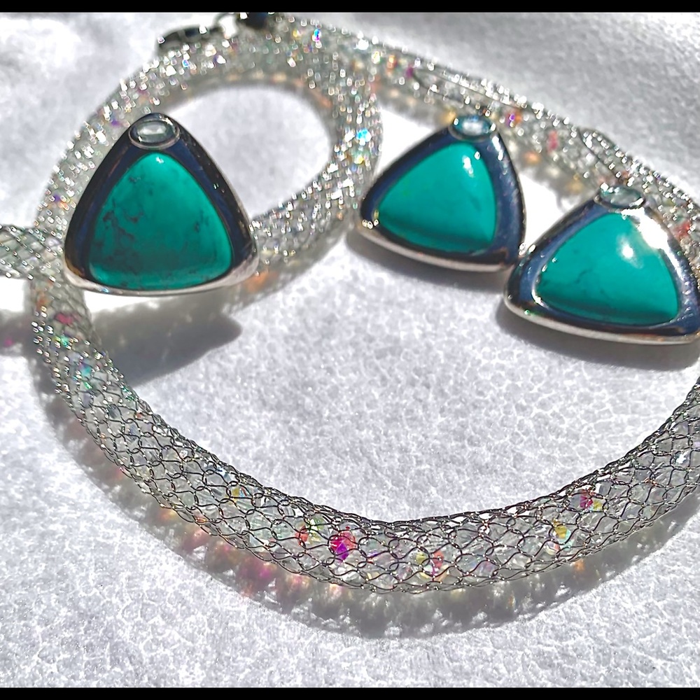 Mine Finds by Jay King Ring and Earring Set Size 10. Ring can be sized. 925